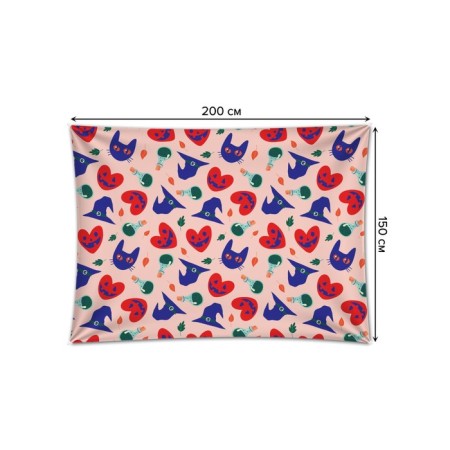 Decorative panel with photo printing "Magic plan", horizontal, size 150x200 cm-1