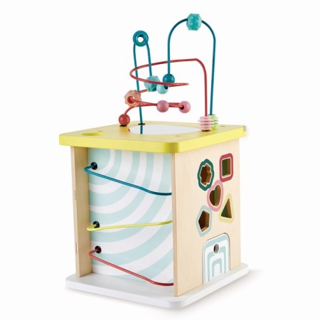 Hape-Labyrinth toy Hape "Pastel" "Cube" for children-2