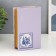 Safe-book wood to the leatherette "Blue flowers and fox" 17x11x5 cm