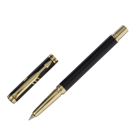 Handle Gift Roller in the leatherette case, the case is black, gold-2