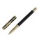 Handle Gift Roller in the leatherette case, the case is black, gold