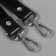 Pain for the bag varnished, with carbines, 60 ± 1 cm, black color