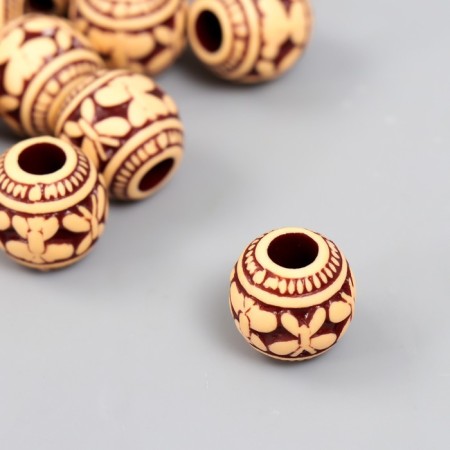 Beads for creativity plastic "Ethno. Butterflies" set 20 g d = 1.5 cm-1