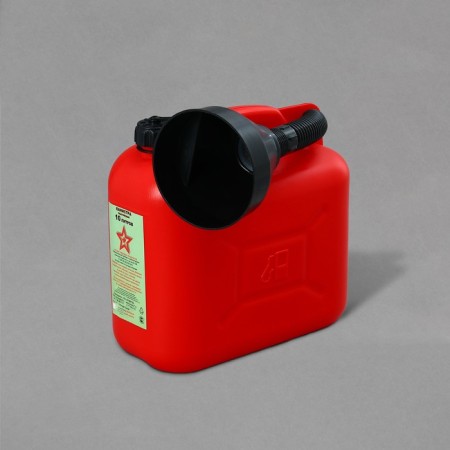 Kanistr Fuel and Manic Ground, 10 l, with a funnel, red-1