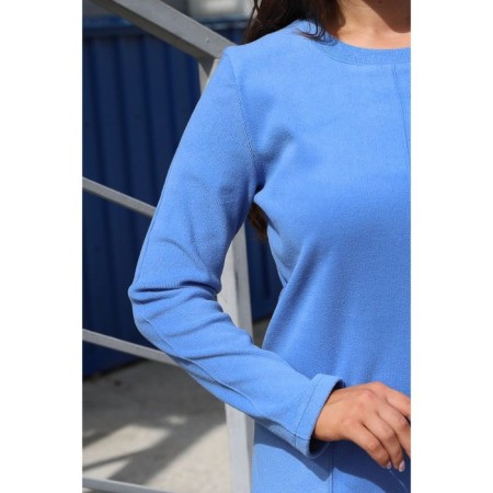 Women's dress, size 52, blue color-11