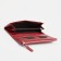 Women's wallet on magnets, red color