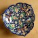 Rishtan ceramics "Flowers", 26 cm, blue