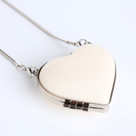 Female bag on a magnet, white color-6
