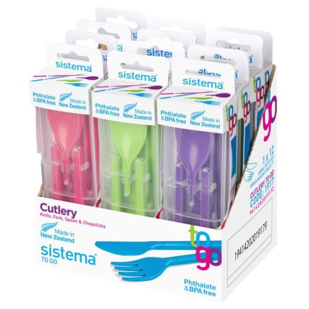 Set of cutlery in a case, mix-4