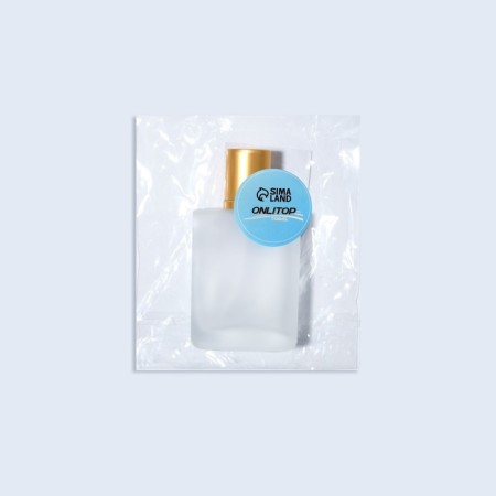 Glass bottle for perfume, with a spray, 30 ml, golden color-6