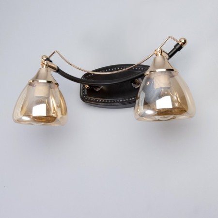 Sconces "Solar" 2x14 40w Black 38x20x16cm-3