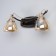 Sconces "Solar" 2x14 40w Black 38x20x16cm