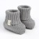 Nosk-pins knitted crumb I, p. 12, gray
