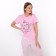 Female set (T -shirt/pants), pink color, size 52