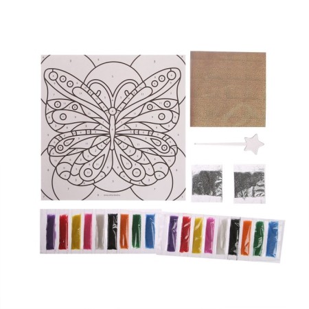 Set for creativity. Fresco sand "Butterfly"-2