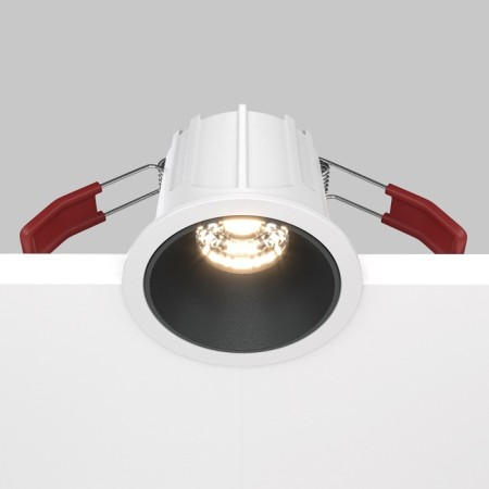 The built-in lamp Technical DL043-01-10W3K-D-RD-WB, LED, 10 W, 65x65x52 mm, 450 lm, 3000k, white-black-3