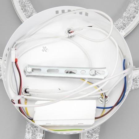Kunayo chandelier LED 84W 3000-6500K PDU white 63.5x63.5x7.5cm-12
