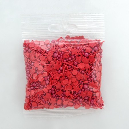 Confectionery Sprinking "Mix No. 1024", Red, 50 g-1