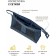 Cosmetic bag with a net, 27x8x16 cm, dark blue