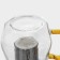 Glass teapot Magistro "Ice", 300 ml, with metal sieve