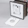 LED figure “Lantern with Santa Claus and Gifts” 10 × 30 × 10 cm, plastic, AAX3 batteries (not complete), USB, glow warm white