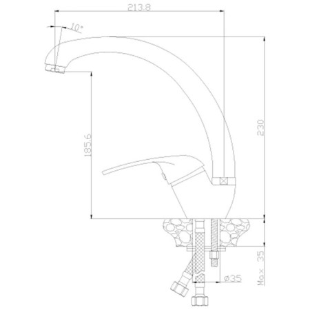 Rossinka y40-23 kitchen mixer-1