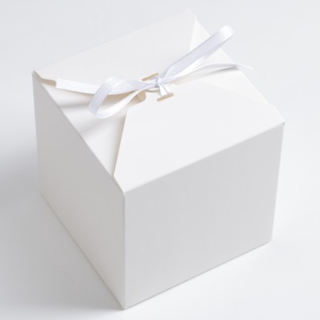 White folding box, 10 x 10 x 10 cm-1