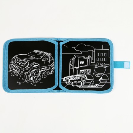 Book Coloring reusable "Cool cars"-5