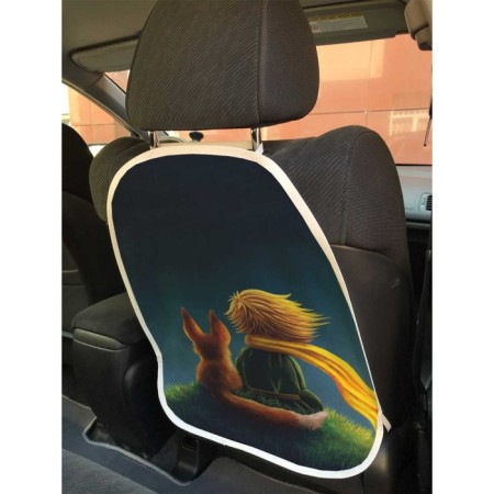 Protective cape on the back of the car seat "Boy with a fox"