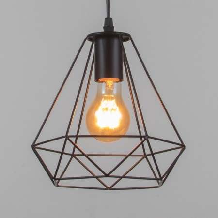 Bayerlux suspension of Bayerlux "Brook" 1x40W E27 Black 20x20x120 cm-2