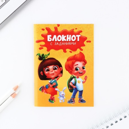 Set: notebook A6, pencils (2 pcs.) And wax crayons (4 pcs.) "Bright emotions"-4