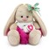 Soft toy "Bunny Mi", in a fur collar and skirt, 15 cm