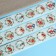 Stickers in the rolls "Wreaths", 500 pcs, 3.8 x 3.8 cm