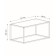 Table Journal Loft with chipboard, 941x488x488, black MuAr/Dub Sonoma