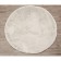 Plush mat Sofi de Marko, size 150x150 cm, cream color