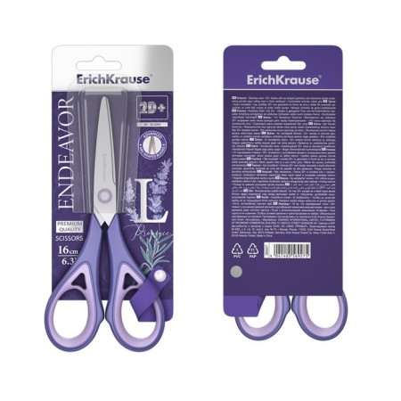 Scissors 16cm Erichkrause Endeavor Lavender, blister-4