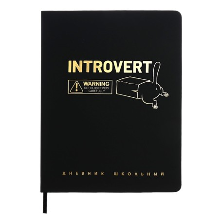 Universal Diary Grade 1-11, 48 Introvert sheets, firm artificial leather cover, foil embossing, liesse, universal cheat sheet, block 80 g/m2