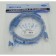 Audio-Video cable HDMI (M)/HDMI (M) 1.8m. Ferrite. Crusado gilding. Blue/white