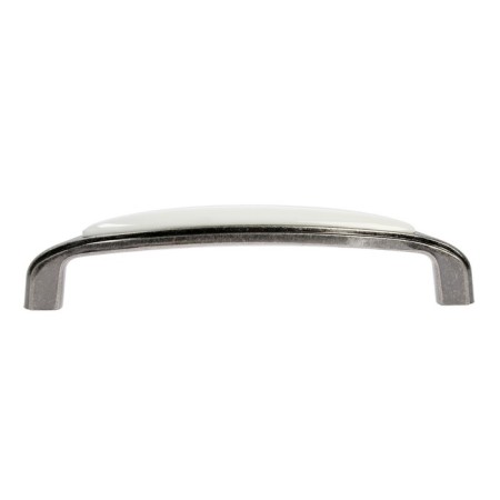 Cappio cramics bracket handle, 128 mm, old silver color-1