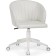 Computer chair Plastic Plastic/Ecokozha, White/White 59x60x78 cm