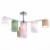 Ceiling EVOLUCE lamp. Sle300602-07. Essenza. 7x40 watts, E14, 91x91x46 cm, chromium color