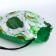 Back for shoes on the lace, white/green color