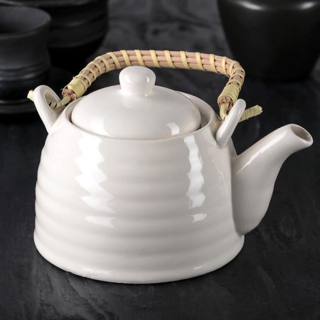Hot teapot "White Clouds", 600 ml, with metal sieve-1