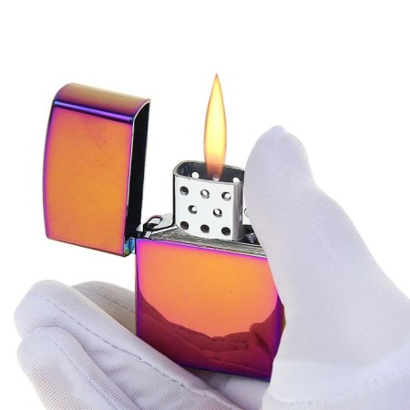 Gas lighter "Ultraviolet", 3.5 x 5.5 x1.2 cm-1