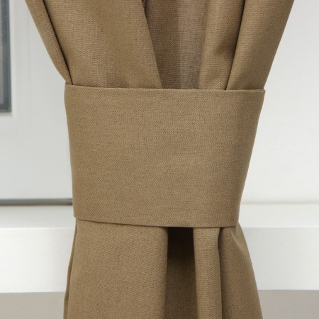 Ethel Ethel curtains for the kitchen, olive color, 130 +/- 6 x180 cm - 2 pcs, grabbing - 2 pcs, 70% HL, 30% luna-2