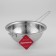 A colander made of stainless steel of the Dolyan "India", 2 l, d = 24 cm, a long handle
