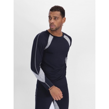 Male thermal underwear, size 48-50, dark blue color-15
