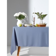 The tablecloth of Ethel Agate 150x110 cm, cell-blue, 100% p/e