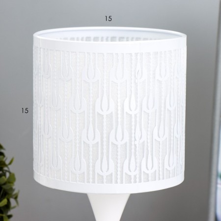 Nessa table lamp E27 40W white 14.5x14.5x28 cm Risalux-4