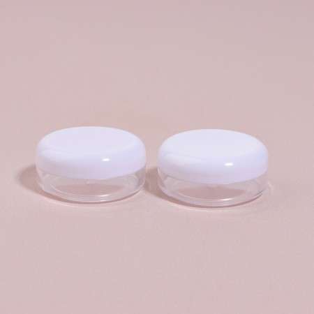 Storage jars, set - 2 pcs, 14 ml, white/transparent color-4